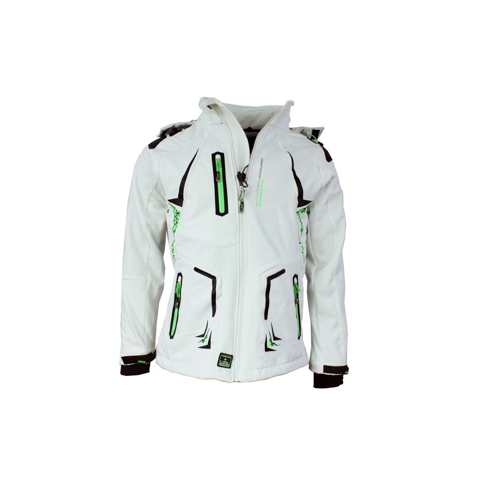 CANADIAN PEAK bunda pánska TOURMALINE softshellová TURBO DRY 8000, veľkosť  S, Farba  Biela CANADIAN PEAK TOURBI-S