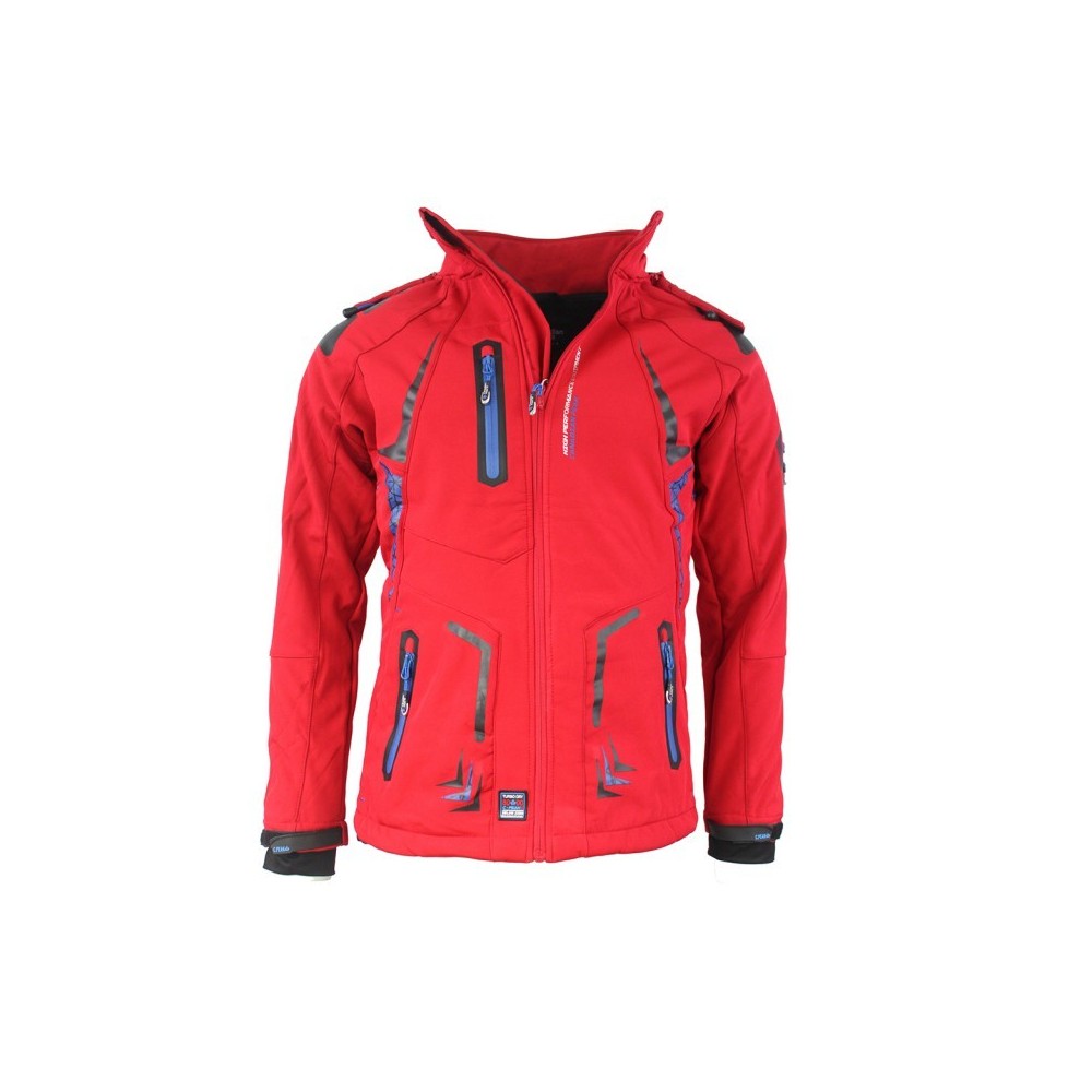 CANADIAN PEAK bunda pánska TOURMALINE softshellova TURBO DRY 8000, veľkosť  M, Farba  Červená CANADIAN PEAK TOURCV-M