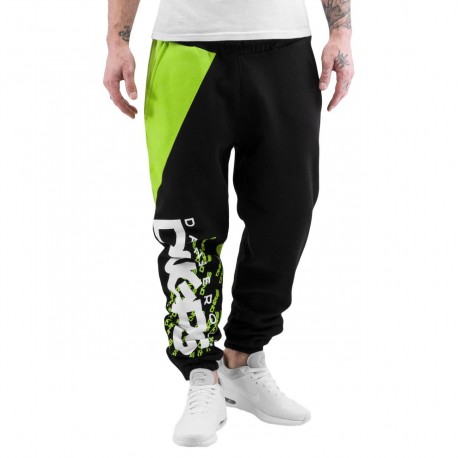 Dangerous DNGRS / Sweat Pant Santiago in black tepláky pánské, velikost  4XL, barva  černá DANGEROUS DNGRS  DFDGSP074BLKNGRN-4XL