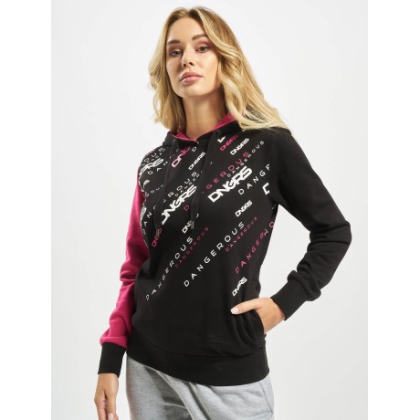 Dangerous DNGRS / Hoodie Down to Earth in black