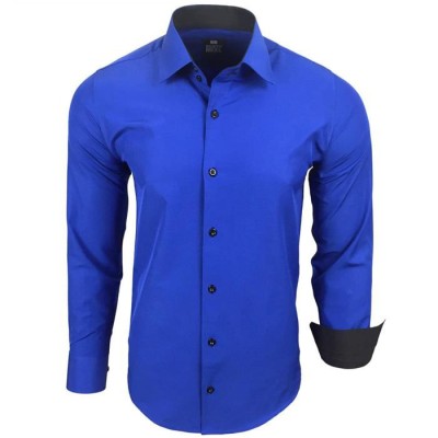 RUSTY NEAL košeľa pánska R-44 dlhý rukáv slim fit