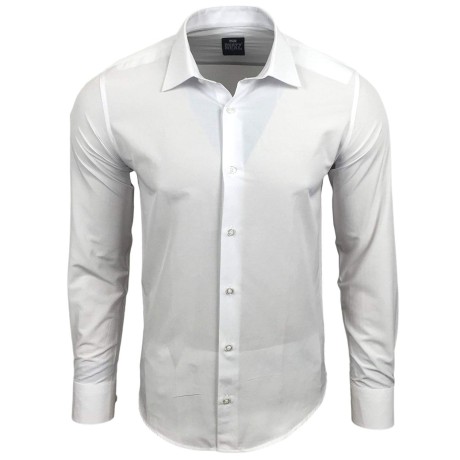 RUSTY NEAL košeľa pánska R-55 dlhý rukáv slim fit