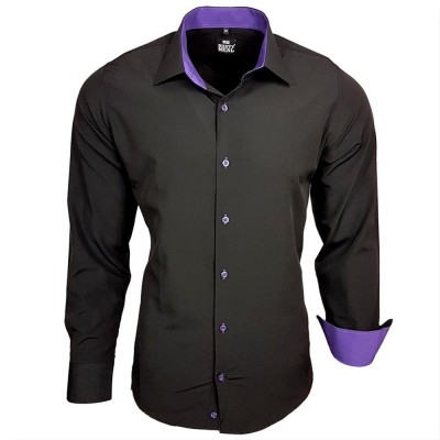 RUSTY NEAL košeľa pánska R-44 dlhý rukáv slim fit