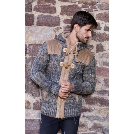 CARISMA sveter pánsky 7342 zapínanie na zips