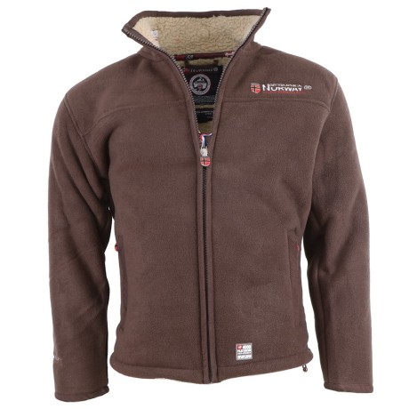 GEOGRAPHICAL NORWAY mikina pánská UBOLT s kožíškem