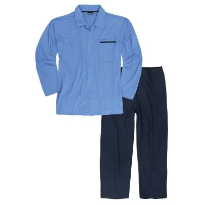 ADAMO pyžamo pánské BENNO rozepínací nadměrná velikost