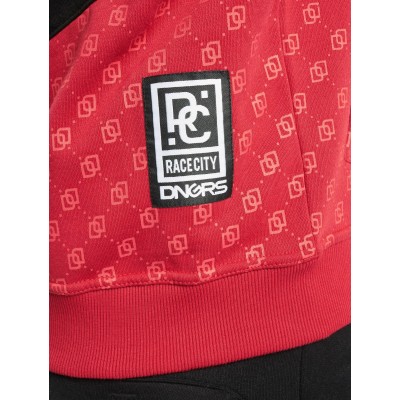 Dangerous DNGRS mikina pánská Zip Hoodie Big Logo in black nadměrná velikost