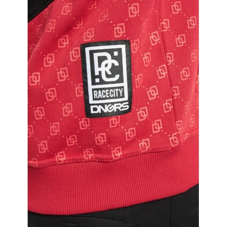 Dangerous DNGRS mikina pánská Zip Hoodie Big Logo in black nadměrná velikost