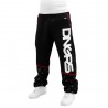 Dangerous DNGRS Crosshair Sweat Pants Jet Black/Chili Pepper