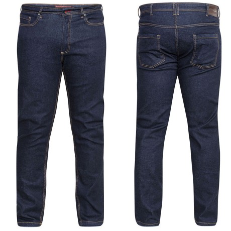D555 pánske nohavice CEDRIC L:32 Tapered Fit Stretch nadrozmerné veľkosti
