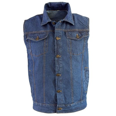 Pánska džínová vesta nadmernej veľkosti