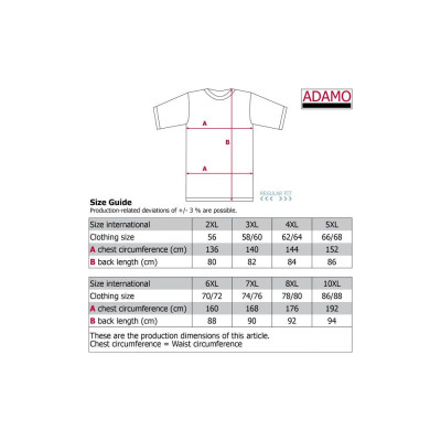 ADAMO pánska polokošeľa 139311 nadmerné veľkosti