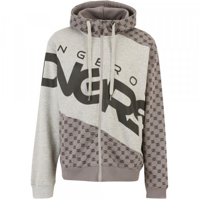 Dangerous DNGRS mikina pánská Zip Hoody Grey Melange/Jet Black