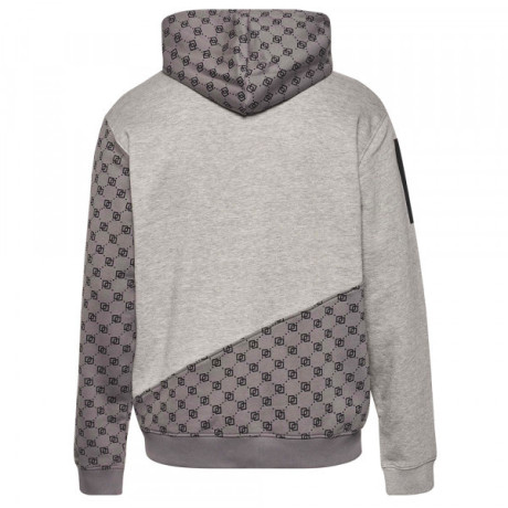 Dangerous DNGRS mikina pánská Zip Hoody Grey Melange/Jet Black