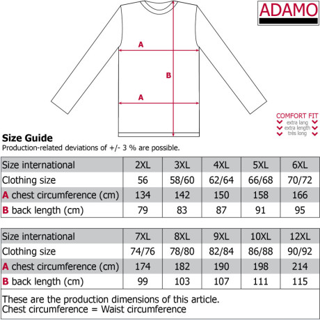 ADAMO rolák pánsky CF 139902 nadmerná veľkosť