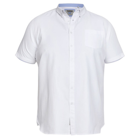 D555 košile pánská JAMES krátký rukáv nadměrná velikost