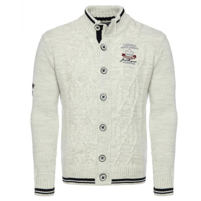 CARISMA svetr pánský 7806 zapínání na knoflíky