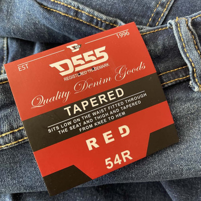 D555 kalhoty pánské AMBROSE L:32 Stretch nadměrná velikost