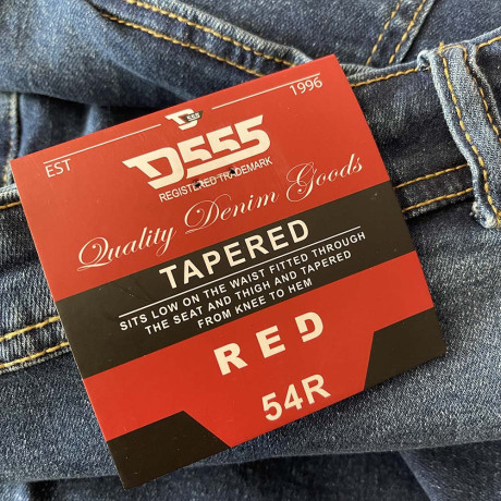 D555 kalhoty pánské AMBROSE L:32 Stretch nadměrná velikost