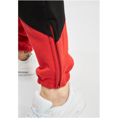 DANGEROUS DNGRS souprava pánská Sweat Suit Grey/Black/Red tepláková hip hop