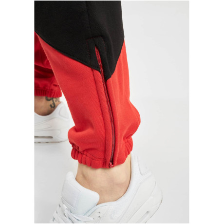 DANGEROUS DNGRS souprava pánská Sweat Suit Grey/Black/Red tepláková hip hop