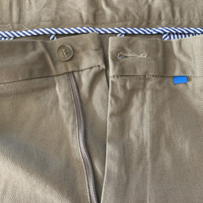 D555 kalhoty pánské BRUNO L:34 LONG chino nadměrná velikost