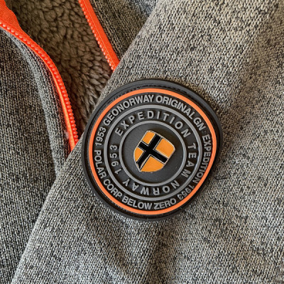 GEOGRAPHICAL NORWAY pánska mikina TROMBONE MEN s kožúškom