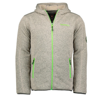 GEOGRAPHICAL NORWAY pánska mikina TROMBONE MEN s kožúškom