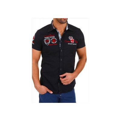 CARISMA košile pánská 9002 krátký rukáv slim fit