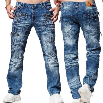 KOSMO LUPO kalhoty pánské KM009 L:32 jeans džíny