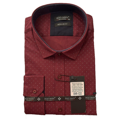 EGO MAN pánska košeľa EKR-1232 regular fit, dlhý rukáv