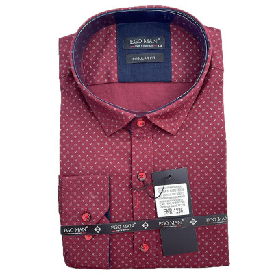 EGO MAN košeľa  pánská EKR-1236 regular fit, dlhý rukáv