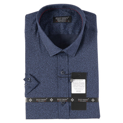EGO MAN košile pánská EKR-232-3 regular fit krátký rukáv