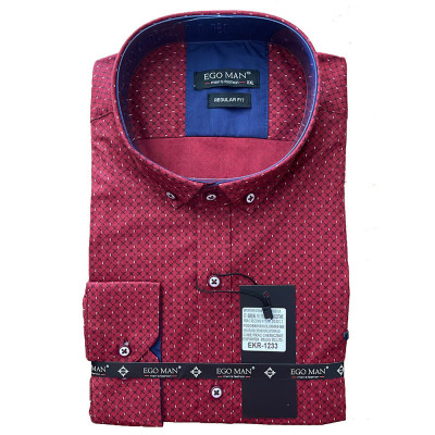 EGO MAN košeľa pánska EKR-1233 regular fit dlhý rukáv