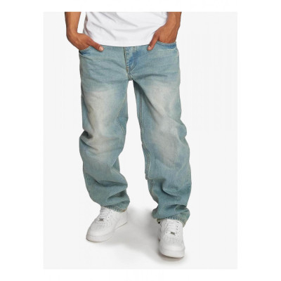 Ecko Unltd. nohavice pánske L:34 Loose Fit Jeans Hang in blue