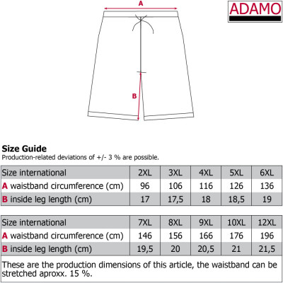 ADAMO plavky pánske 141230 nadmerná veľkosť