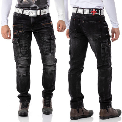 CIPO & BAXX nohavice pánske CD798 L:34 jeans džínsy