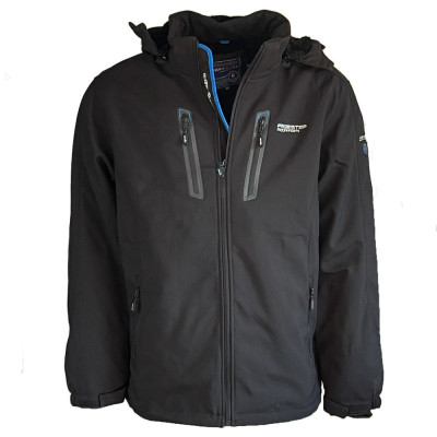 FREESTEP bunda pánska MP-40 softshell zimná s kožúškom