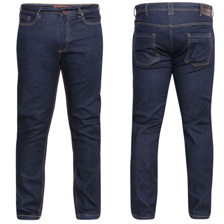 D555 kalhoty pánské CEDRIC L:34 Tapered Fit Stretch nadměrné velikosti