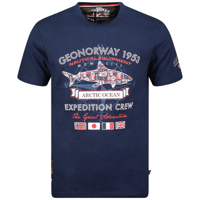 GEOGRAPHICAL NORWAY tričko pánske J-SHARK MEN