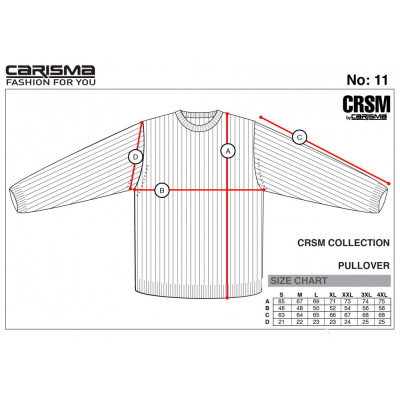 CARISMA svetr pánský 7953 zapínání véčko