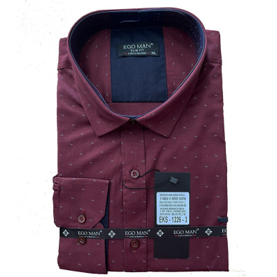 EGO MAN košile pánska EKS-1226-3 slim fit dlhý rukáv