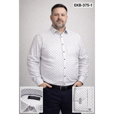 EGO MAN košeľa pánska EKB-375-1 regular fit – nadmerná veľkosť