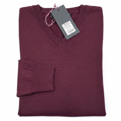 MASSARO sveter pánsky 50008KB-02 výstrih do V