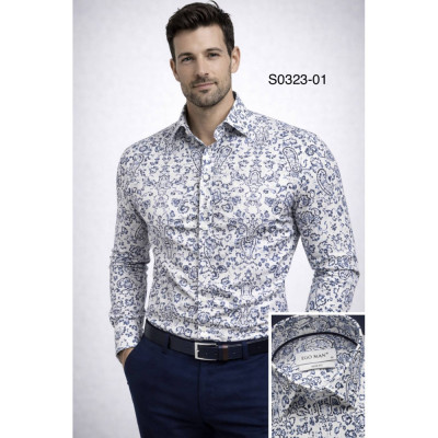 EGO MAN košeľa pánska S0323-01 slim fit