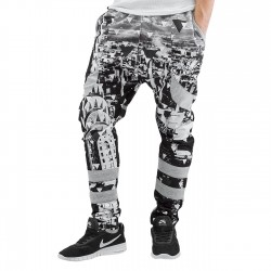 Just Rhyse Triangle Sweatpants Grey/Black